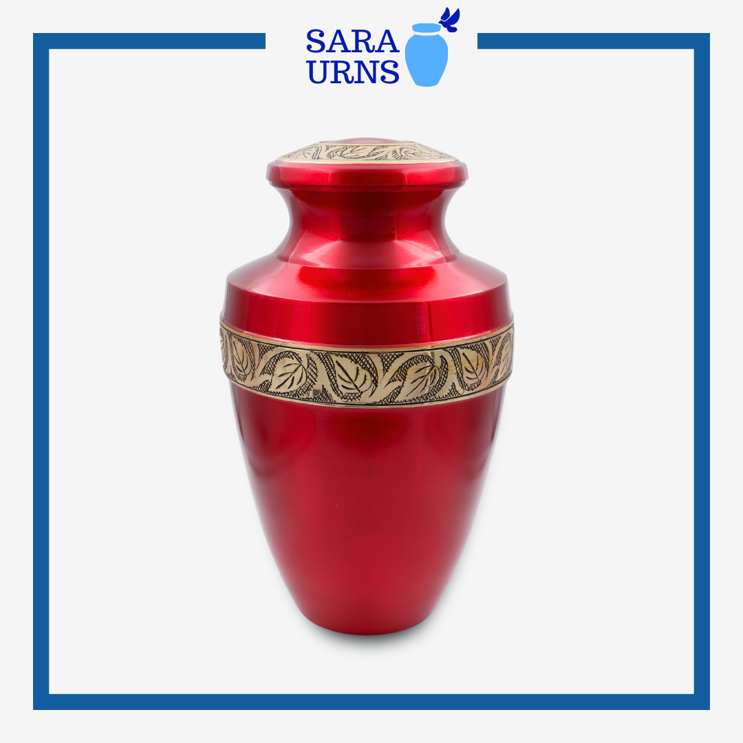 Fiery Soul Brass Metal Urn