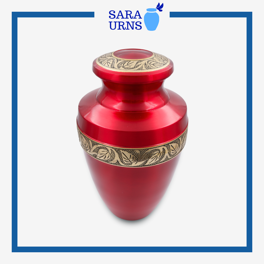 Fiery Soul Brass Metal Urn