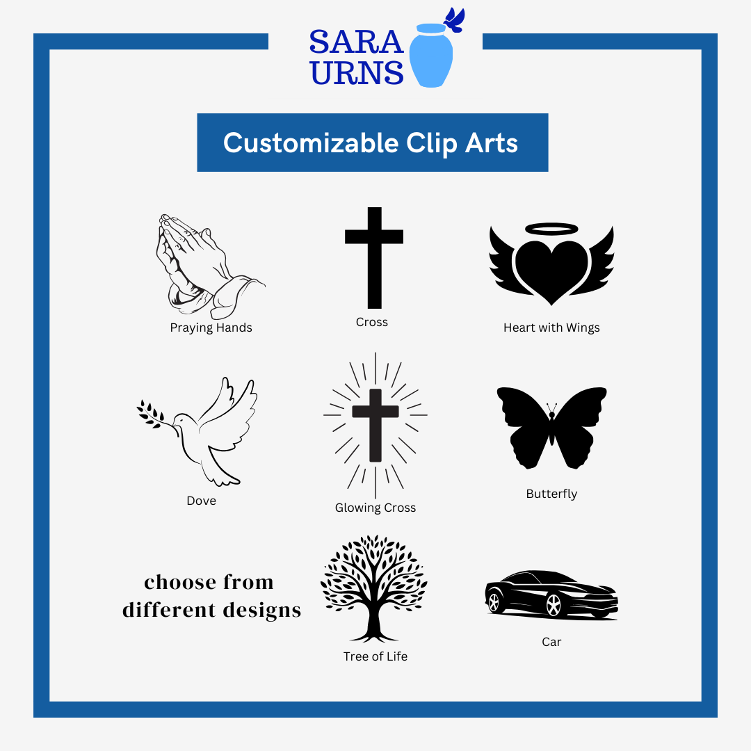 Small Customized Urn Nameplates