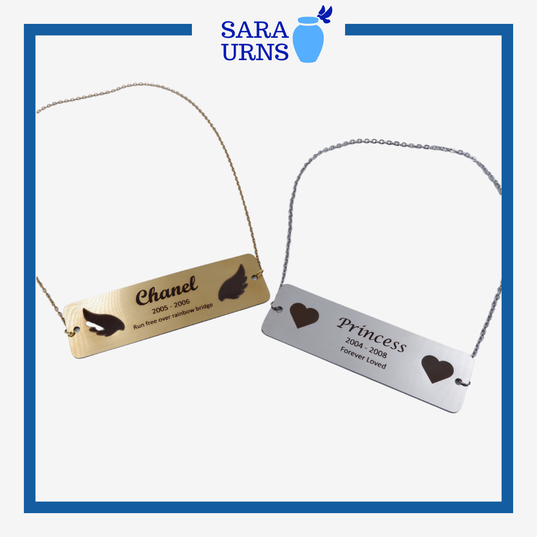 Pet Small Customized Urn Nameplates
