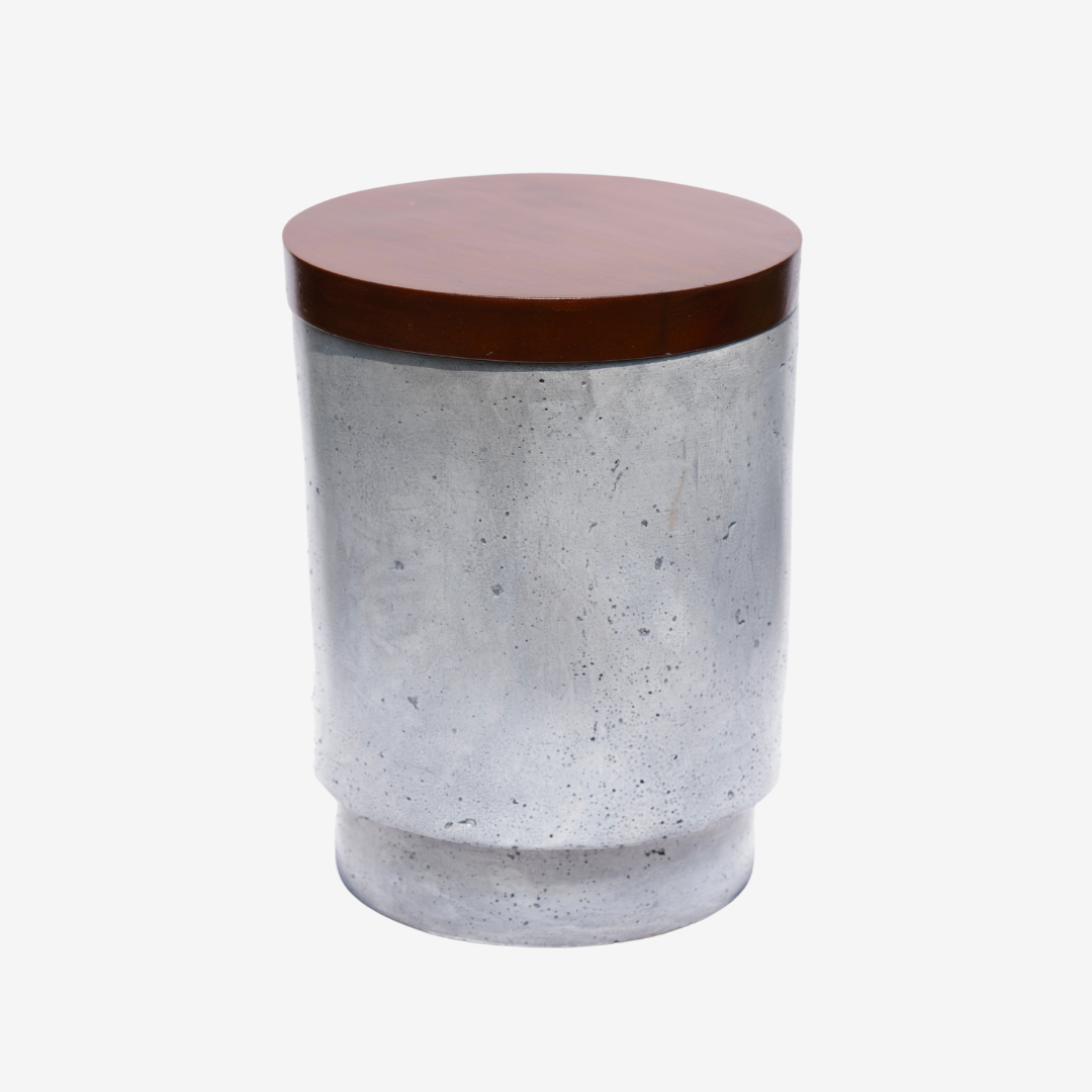 Irog Stone Wood Urn