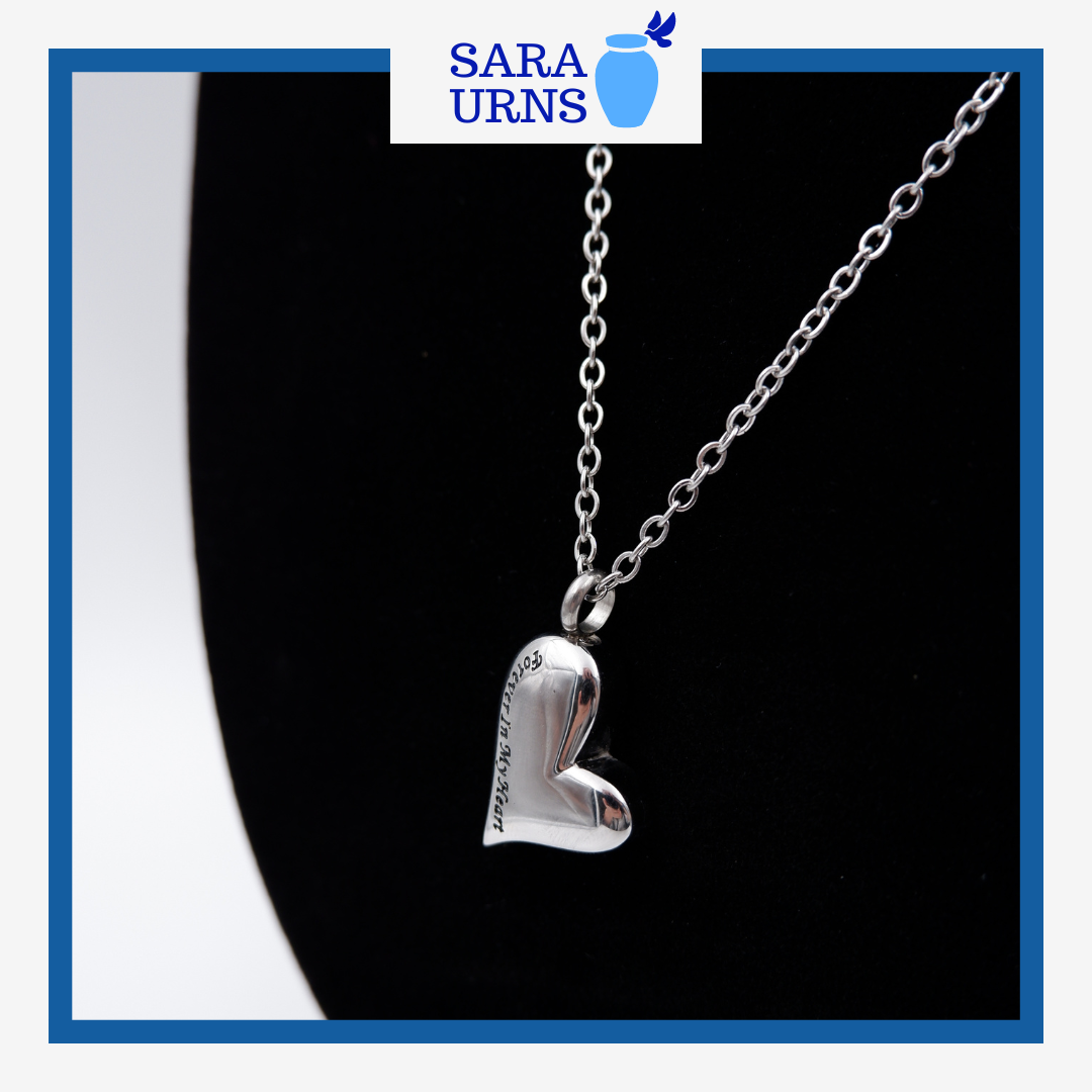 Heart of Mine Cremation Necklace