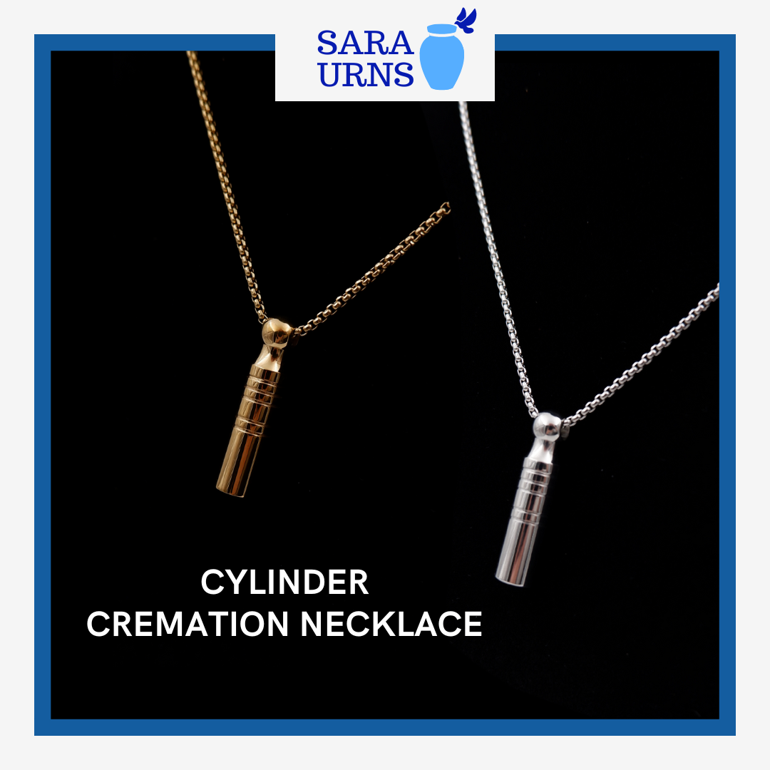 Cylinder Cremation Necklace