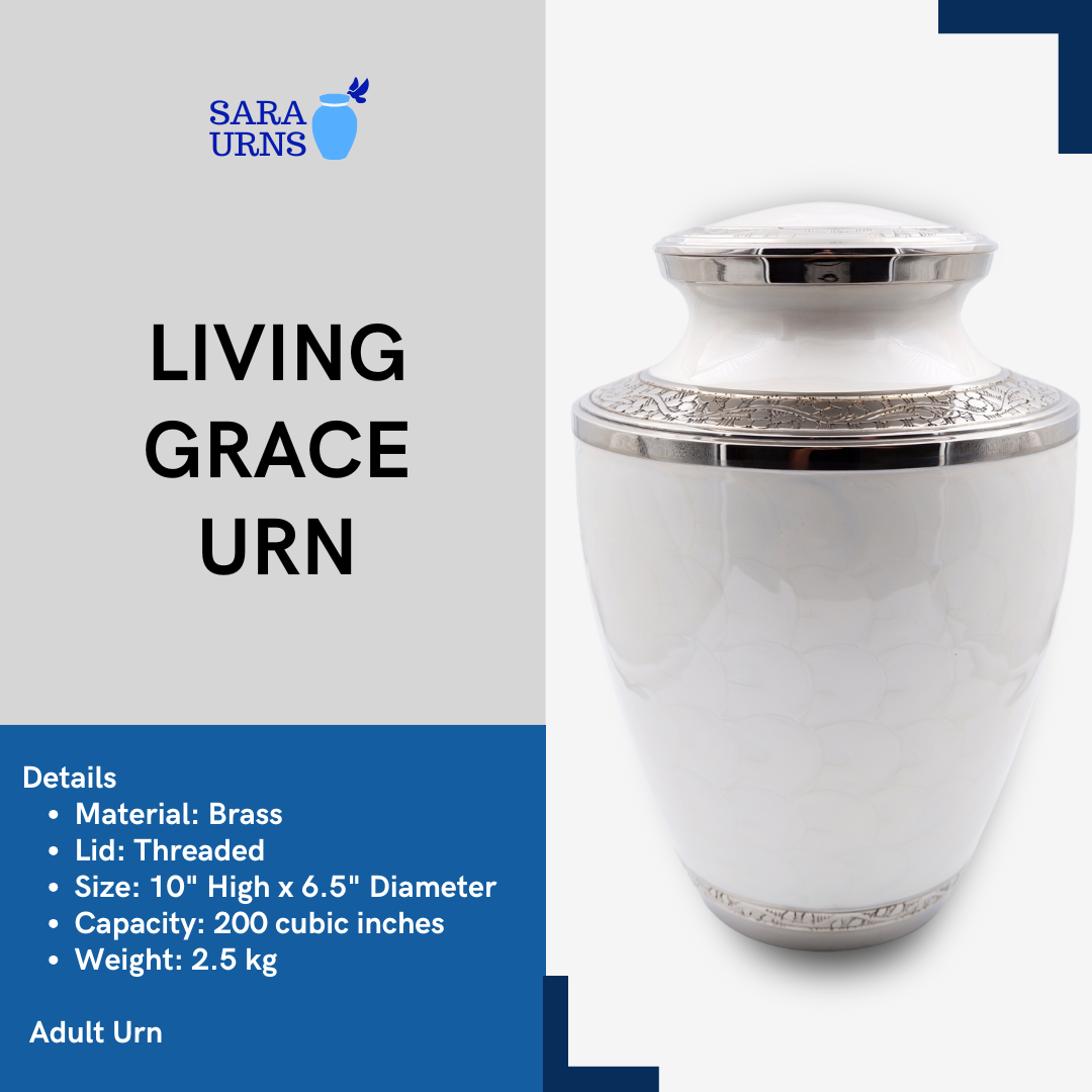 Living Grace Brass Metal Urn