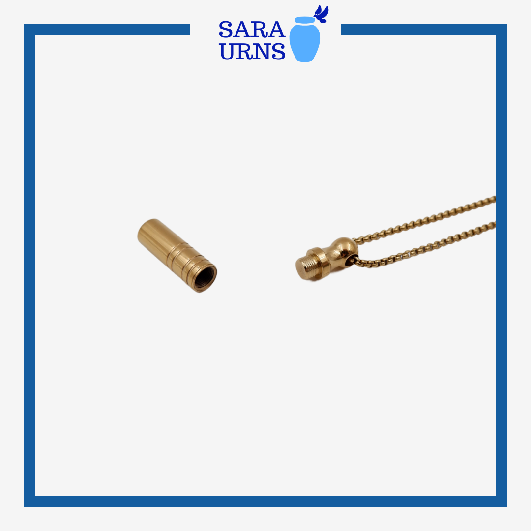 Cylinder Cremation Necklace