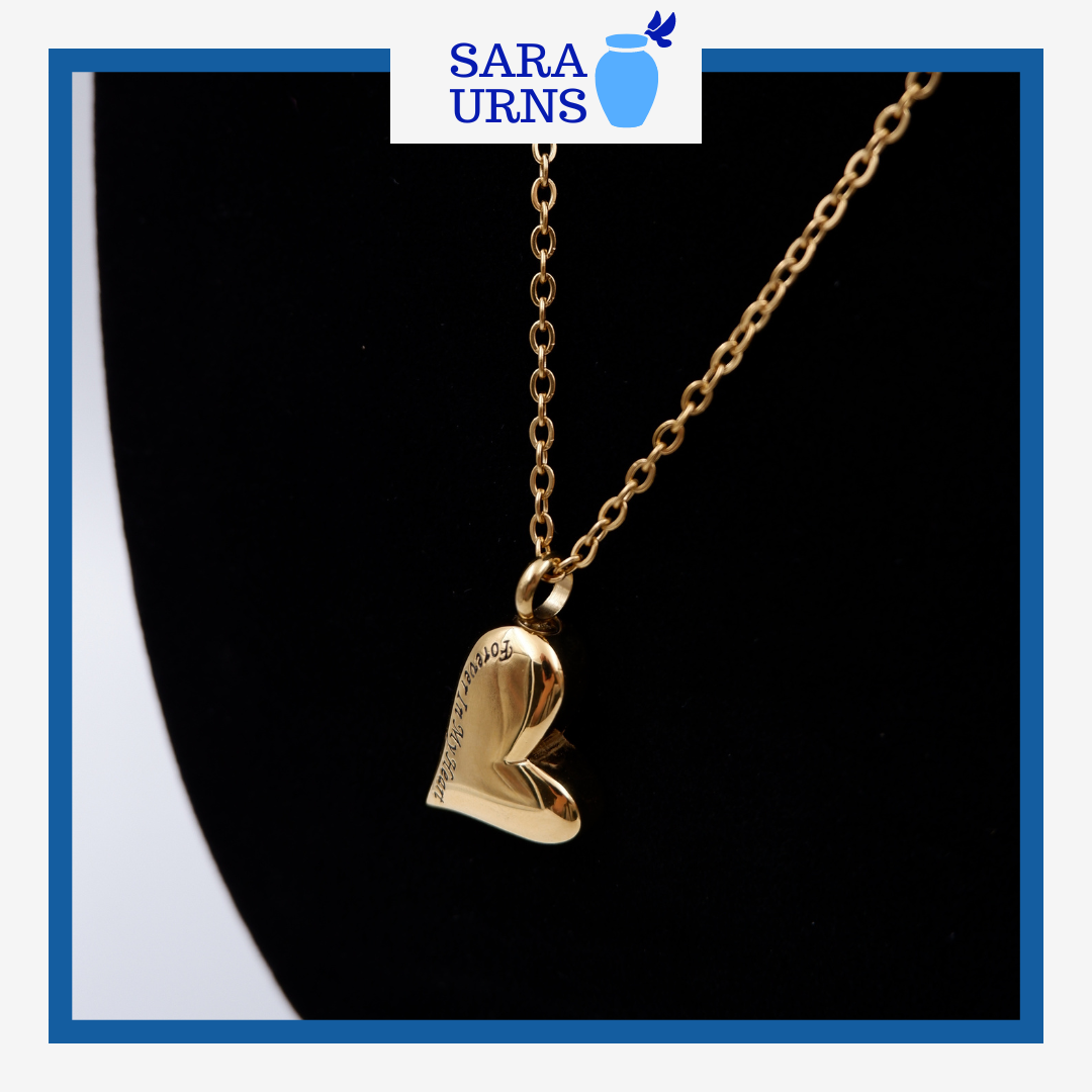 Heart of Mine Cremation Necklace