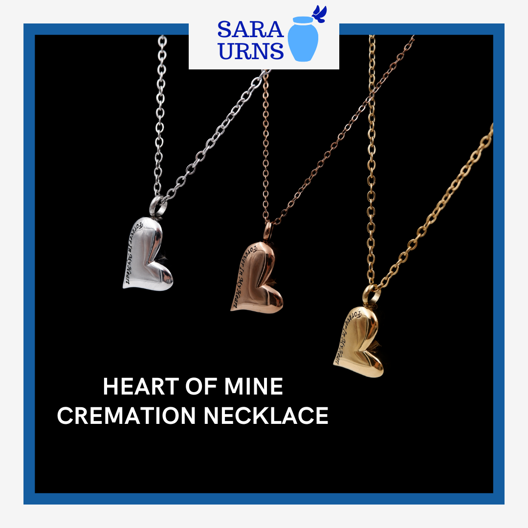 Heart of Mine Cremation Necklace