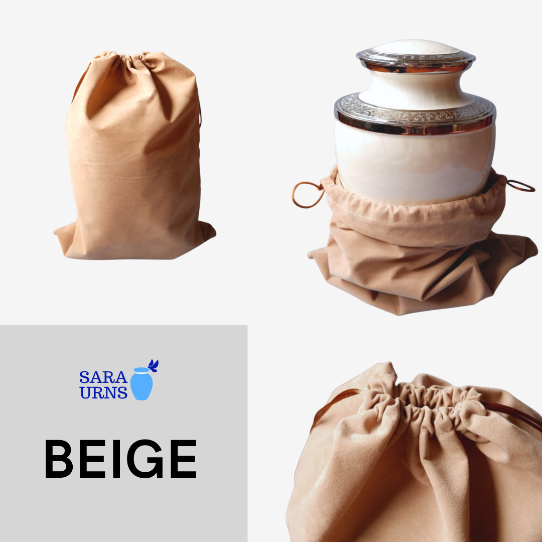 Beige Urn Pouch