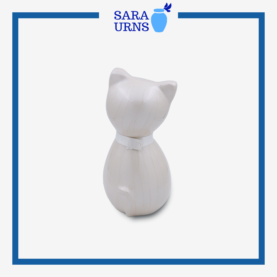 Purrfect Soul Cat Metal Pet Urn