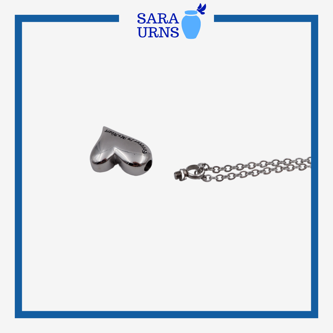 Heart of Mine Cremation Necklace