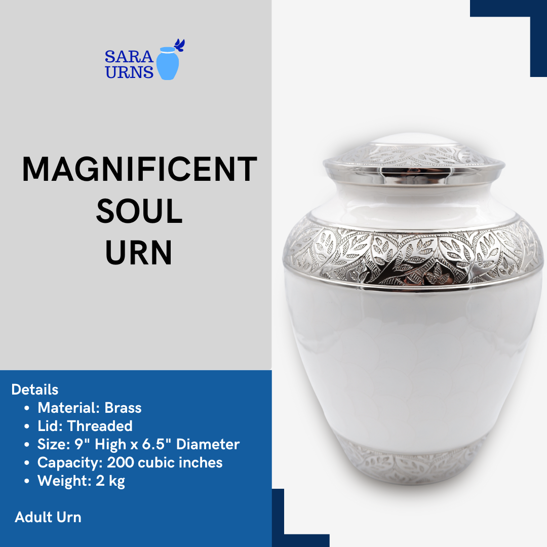 Magnificent Soul Brass Metal Urn