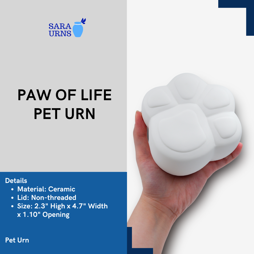 Paw of Life Pet Urn
