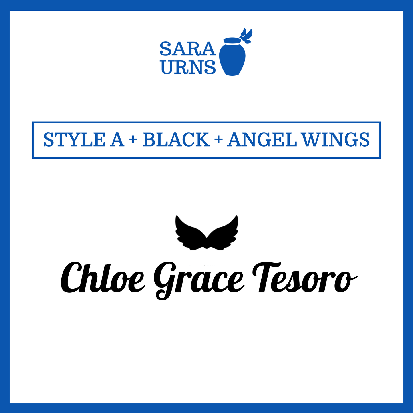 Customized Name Decal for Baby Urns