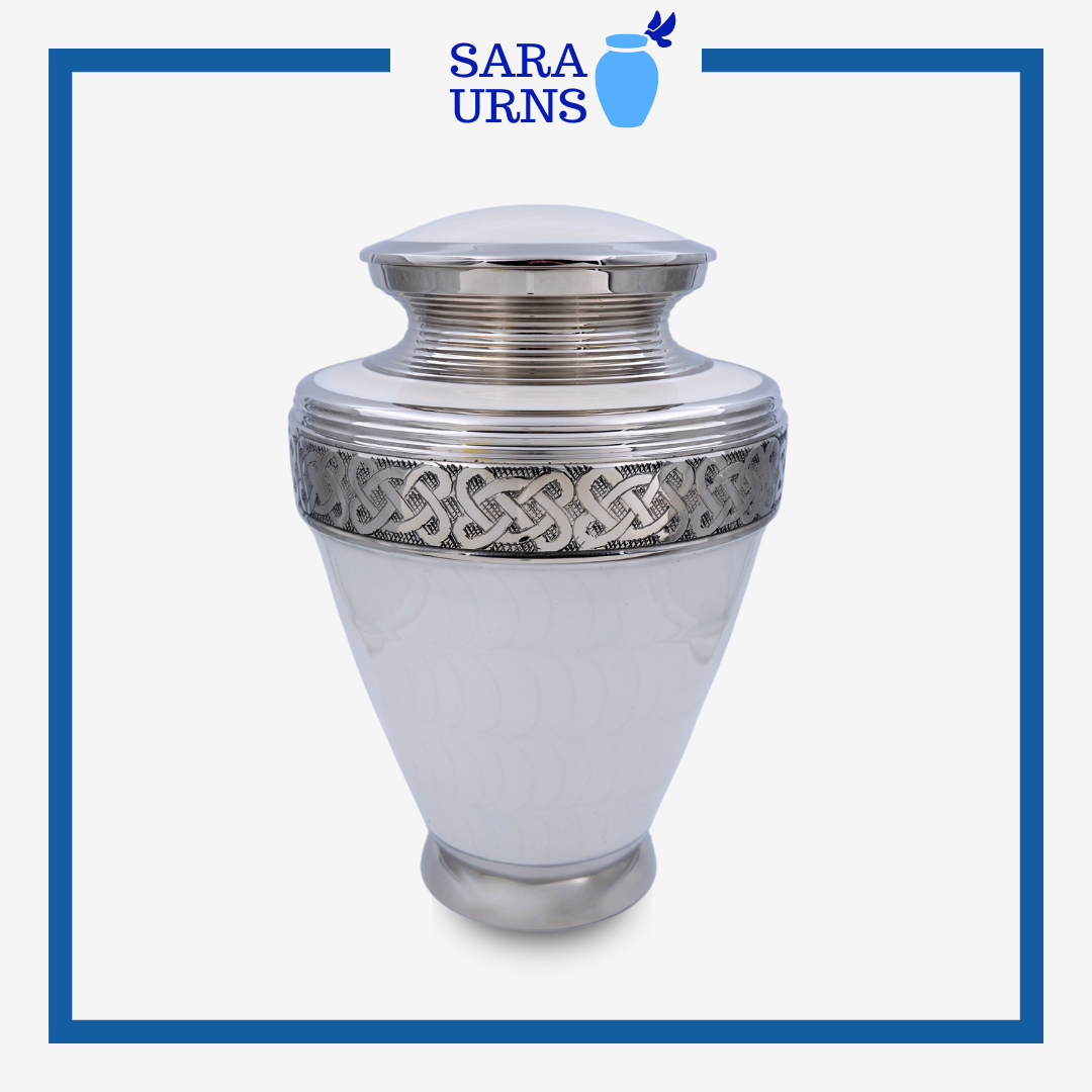 Infinite Love Brass Metal Urn
