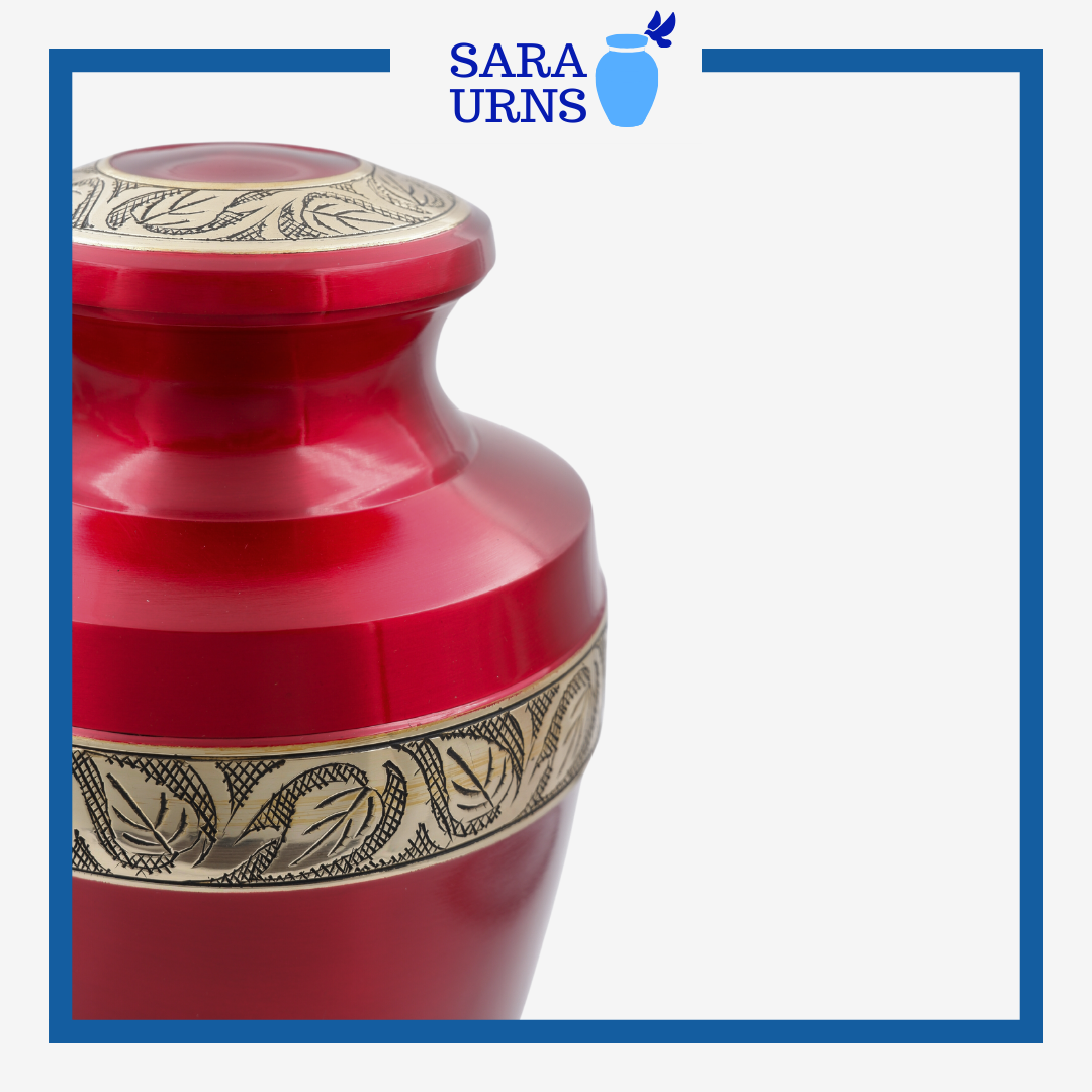 Fiery Soul Brass Metal Urn