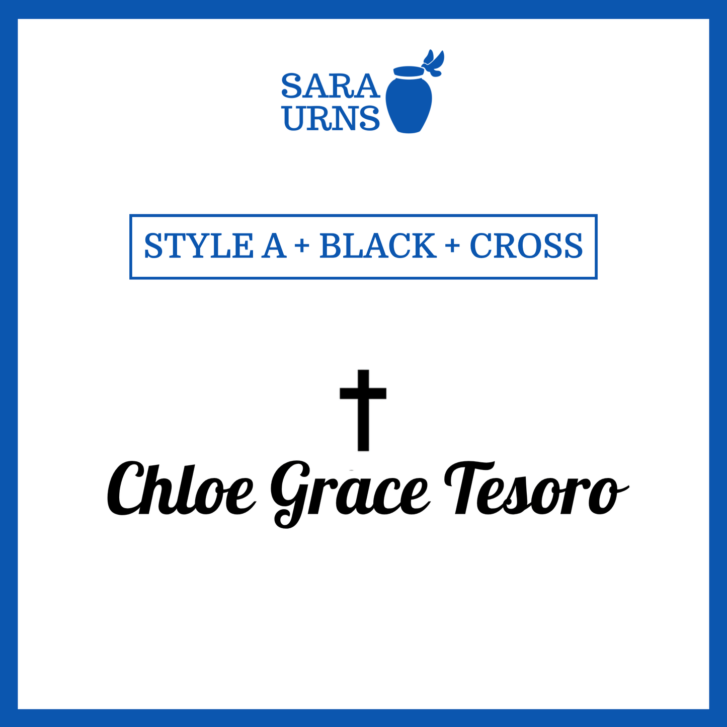 Customized Name Decal for Baby Urns