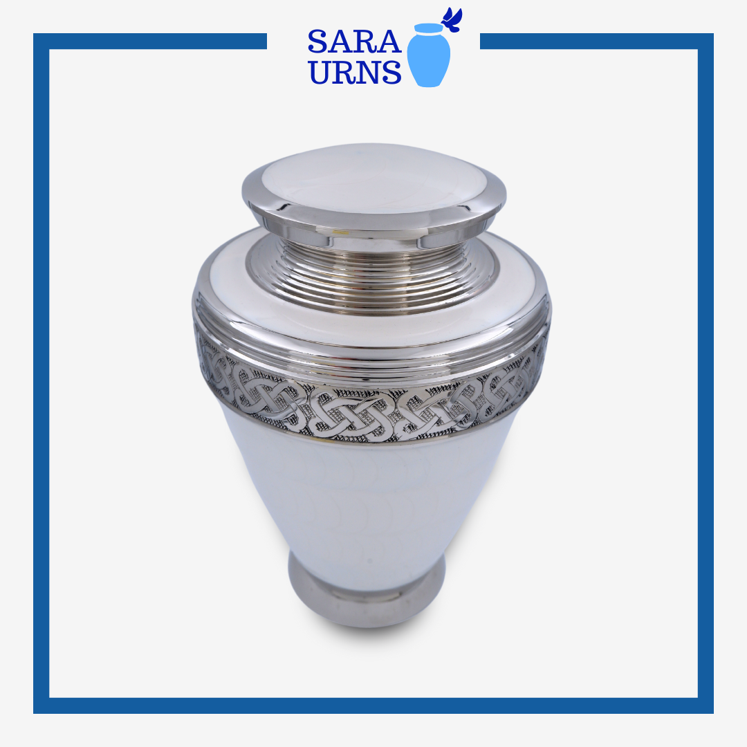 Infinite Love Brass Metal Urn