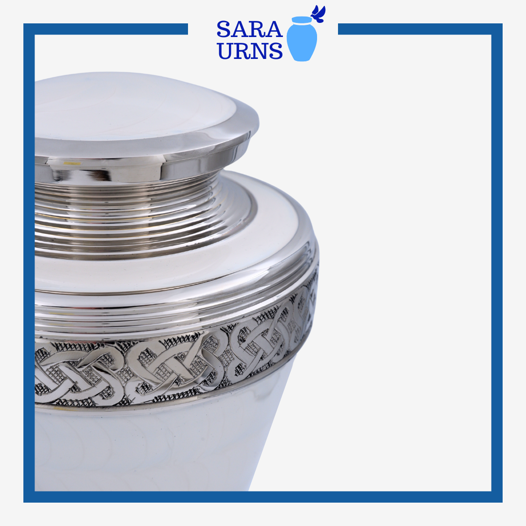 Infinite Love Brass Metal Urn