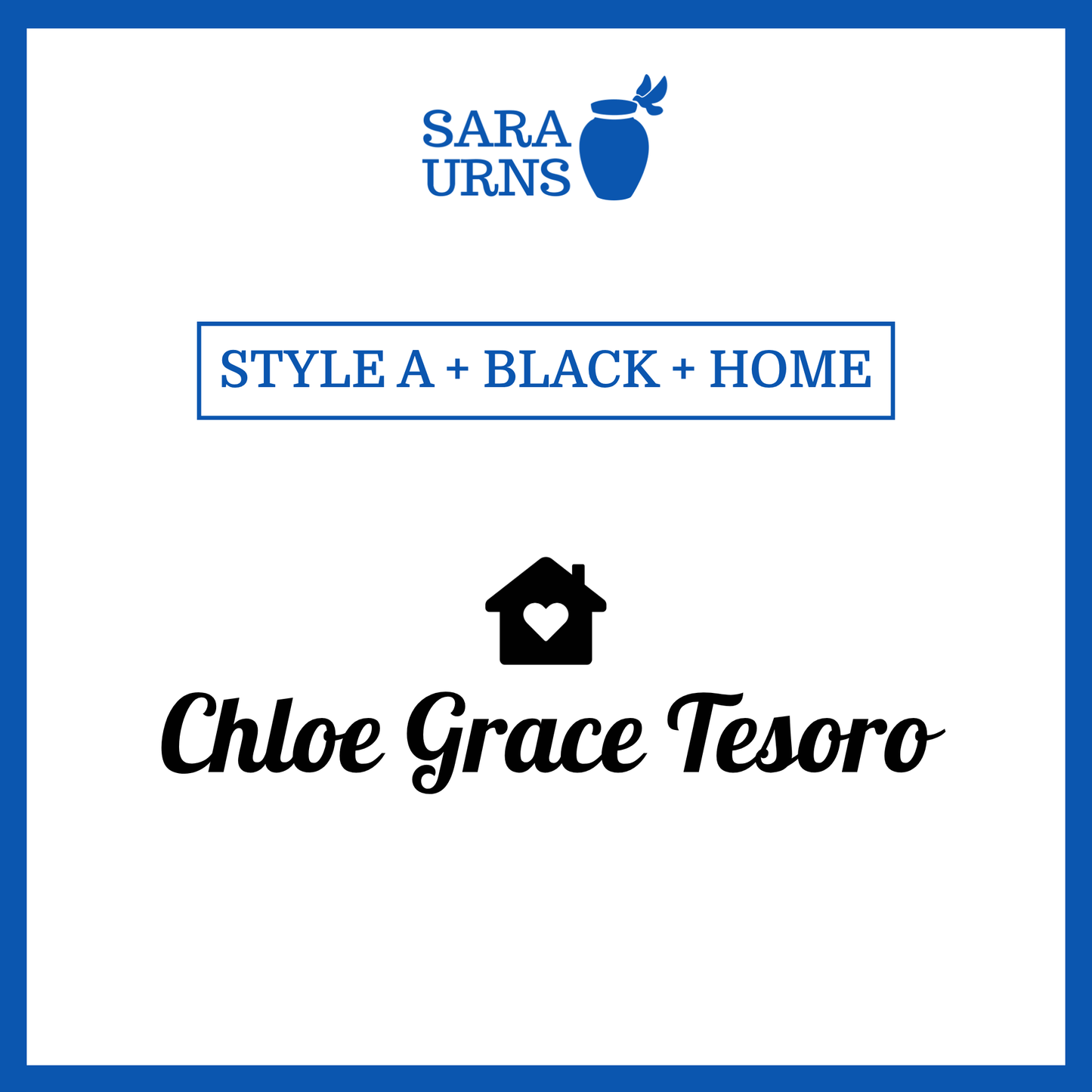 Customized Name Decal for Baby Urns