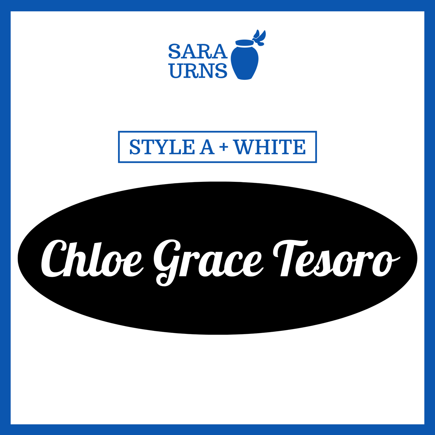 Customized Name Decal for Baby Urns