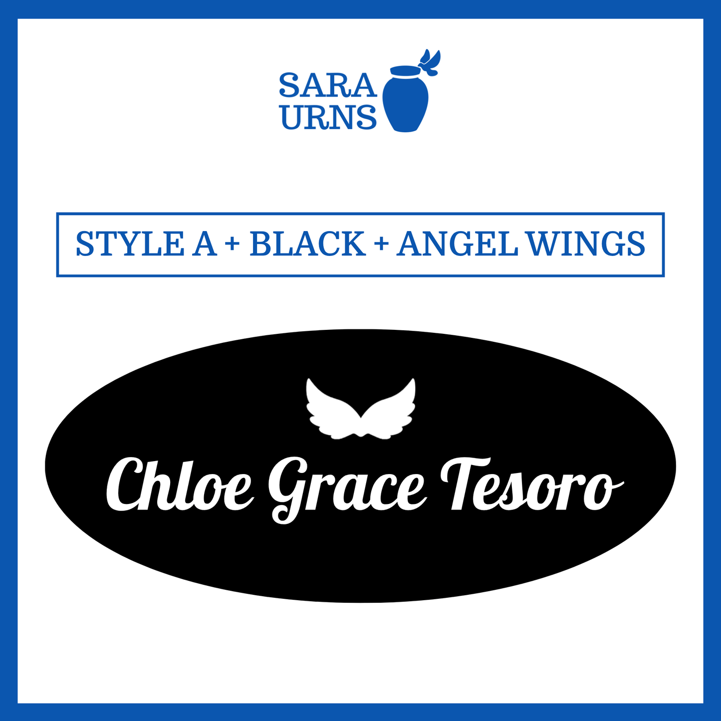 Customized Name Decal for Baby Urns