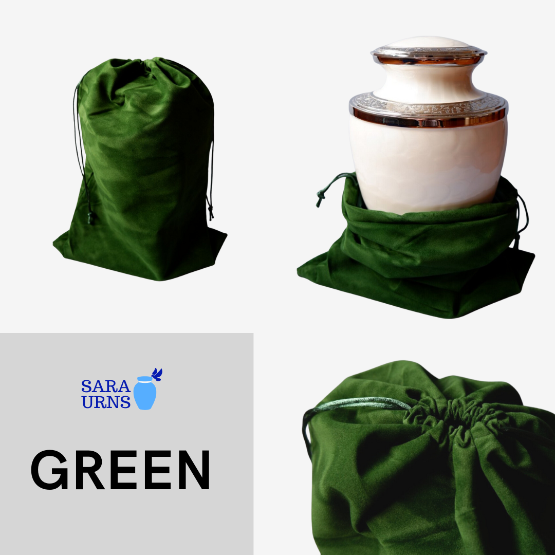 Green Urn Pouch