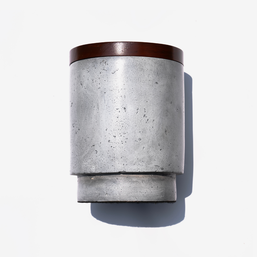 Irog Stone Wood Urn