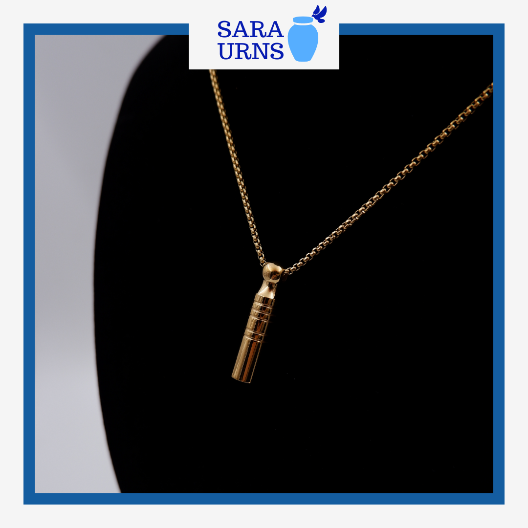 Cylinder Cremation Necklace