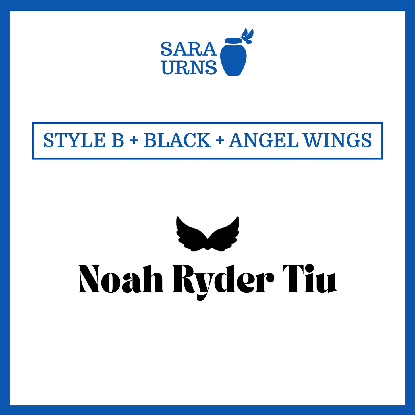 Customized Name Decal for Baby Urns