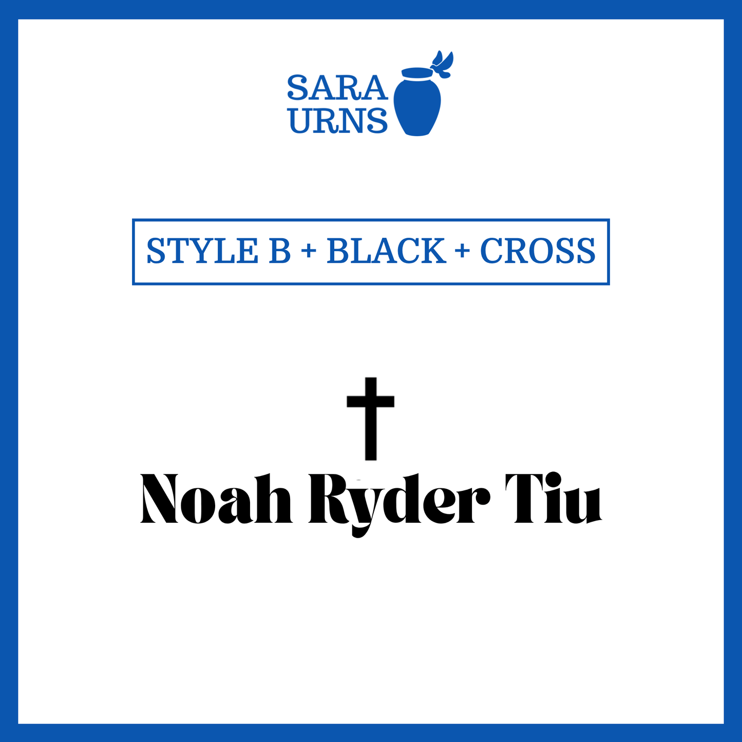 Customized Name Decal for Baby Urns
