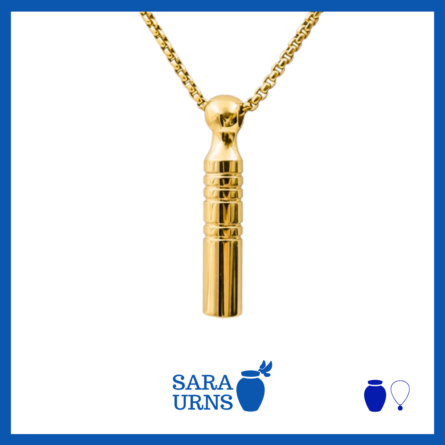 Cylinder Ash Necklace