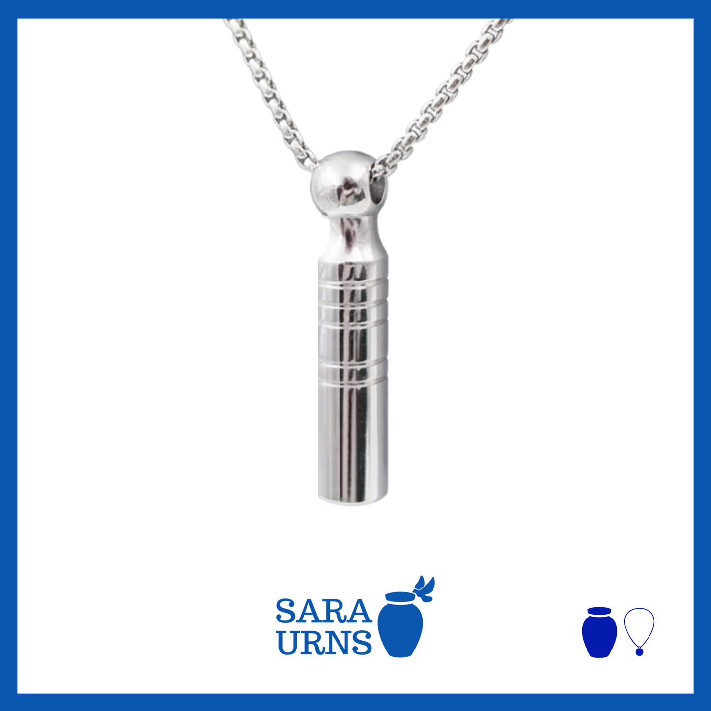 Cylinder Ash Necklace