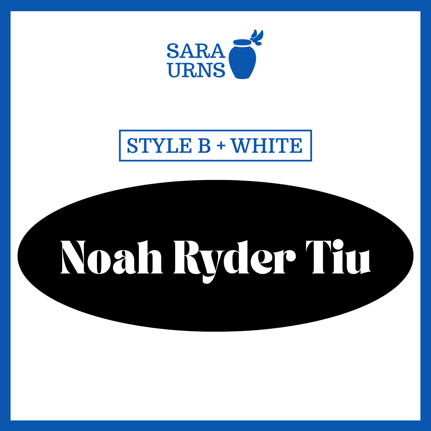 Customized Name Decal for Baby Urns
