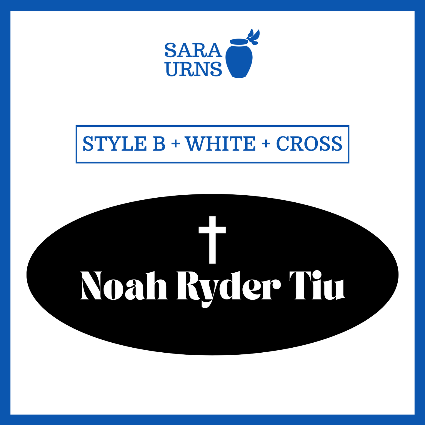 Customized Name Decal for Baby Urns