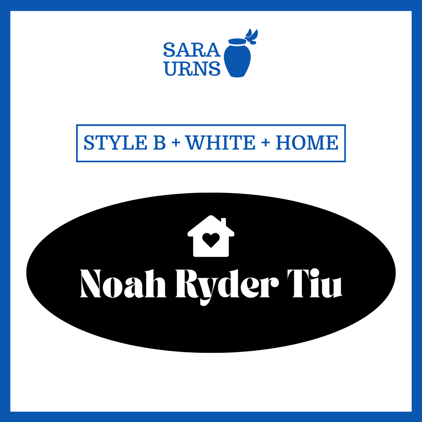 Customized Name Decal for Baby Urns