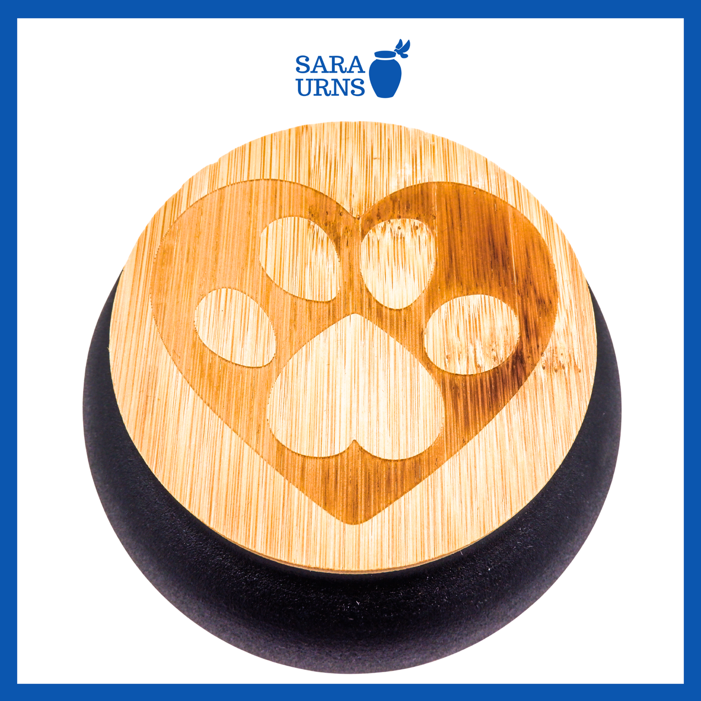 Black Nordic Pet Urn