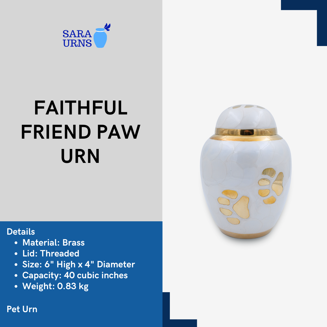 Faithful Friend Pet Urn