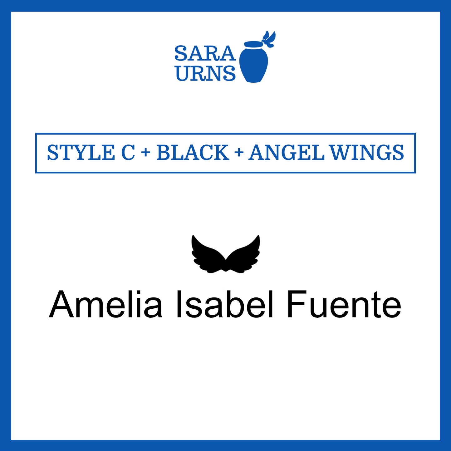 Customized Name Decal for Baby Urns