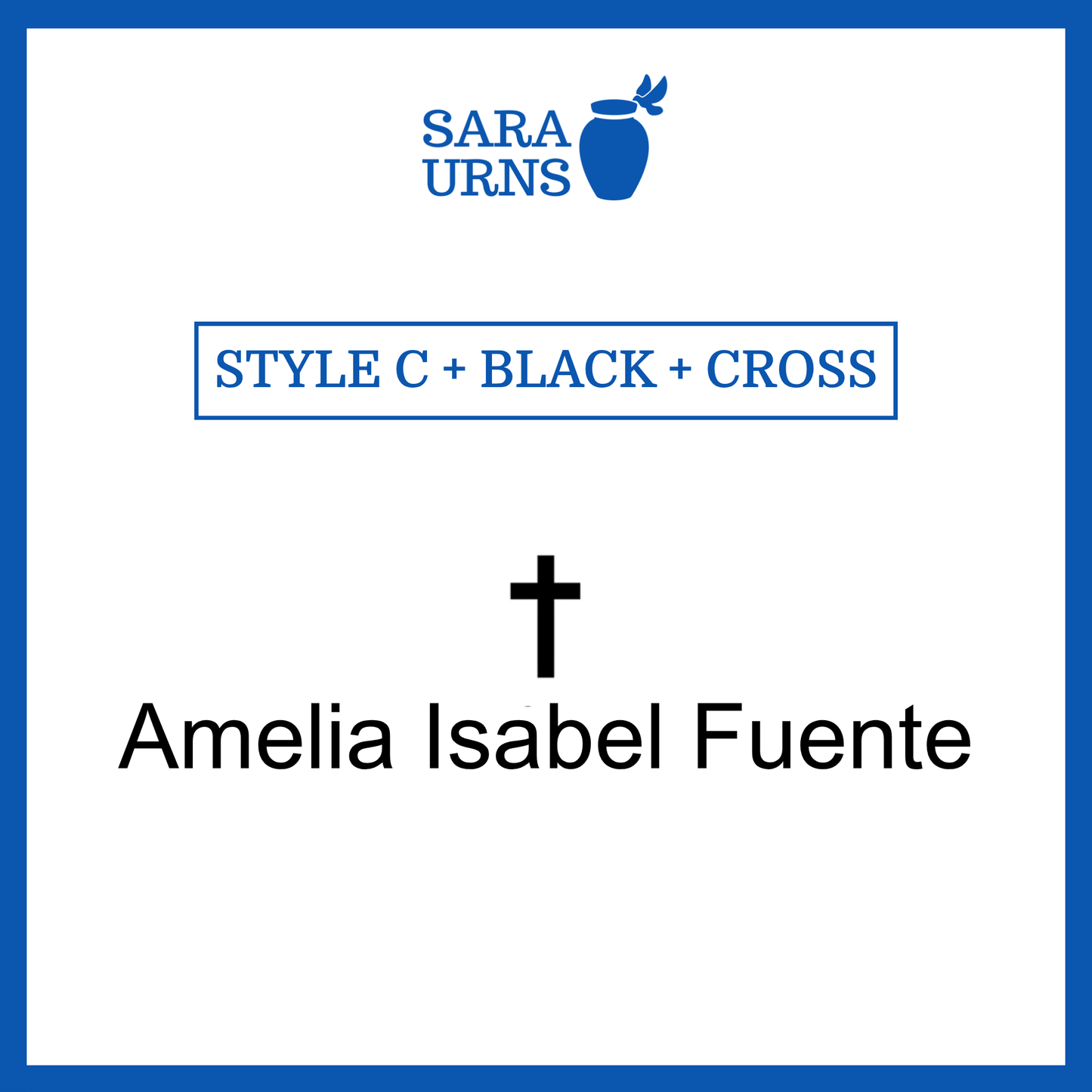 Customized Name Decal for Baby Urns
