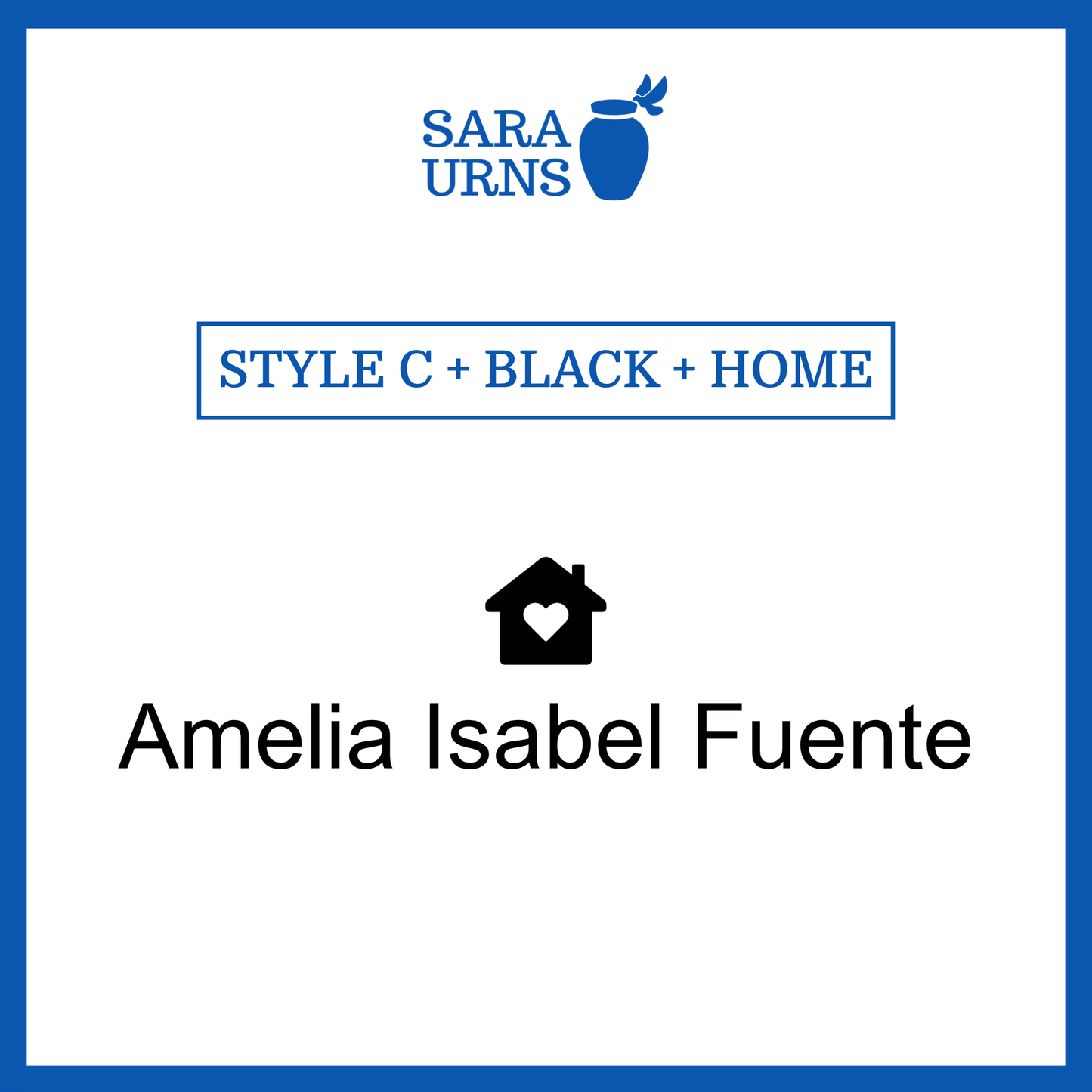 Customized Name Decal for Baby Urns