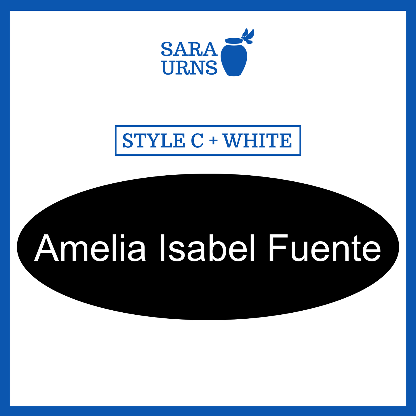Customized Name Decal for Baby Urns