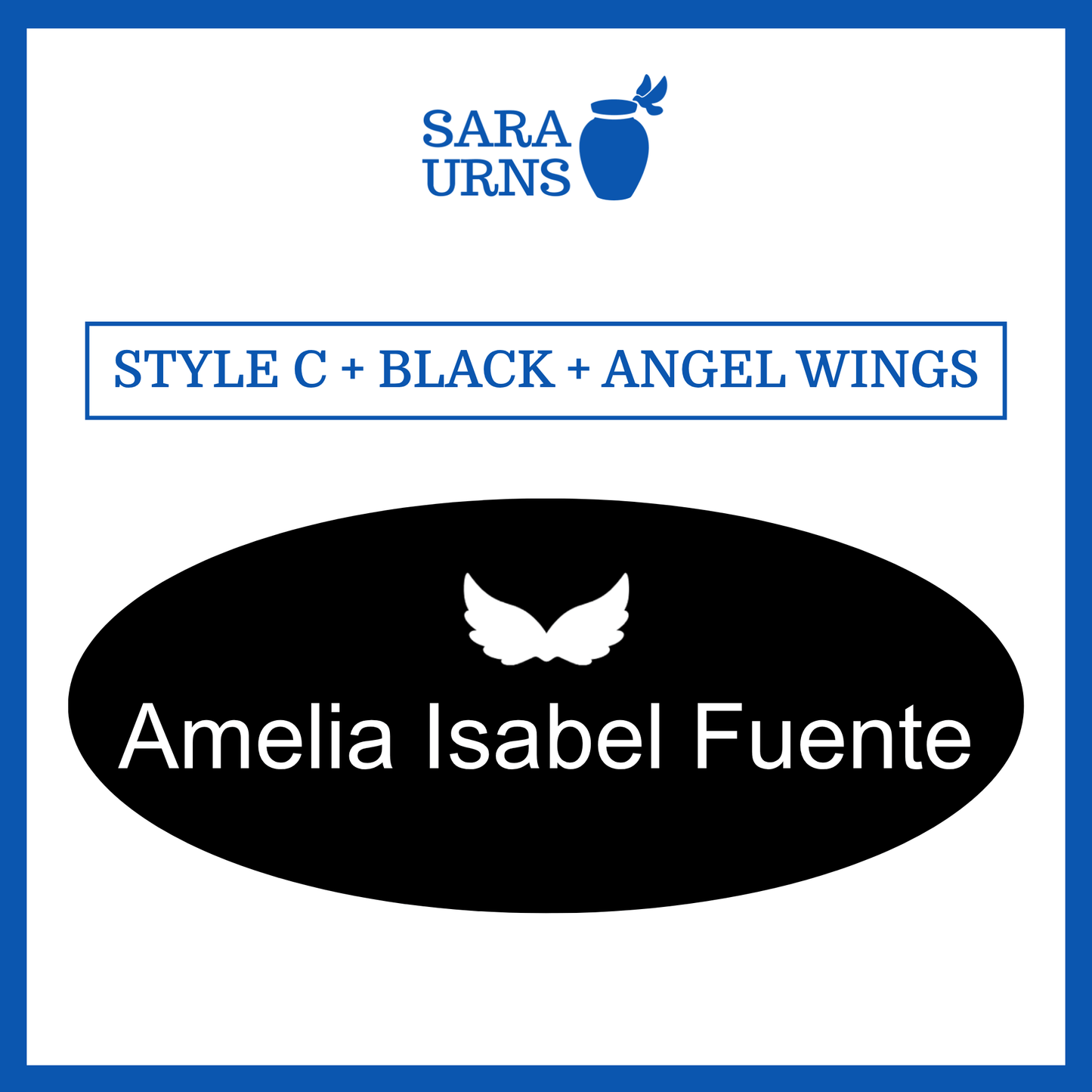 Customized Name Decal for Baby Urns