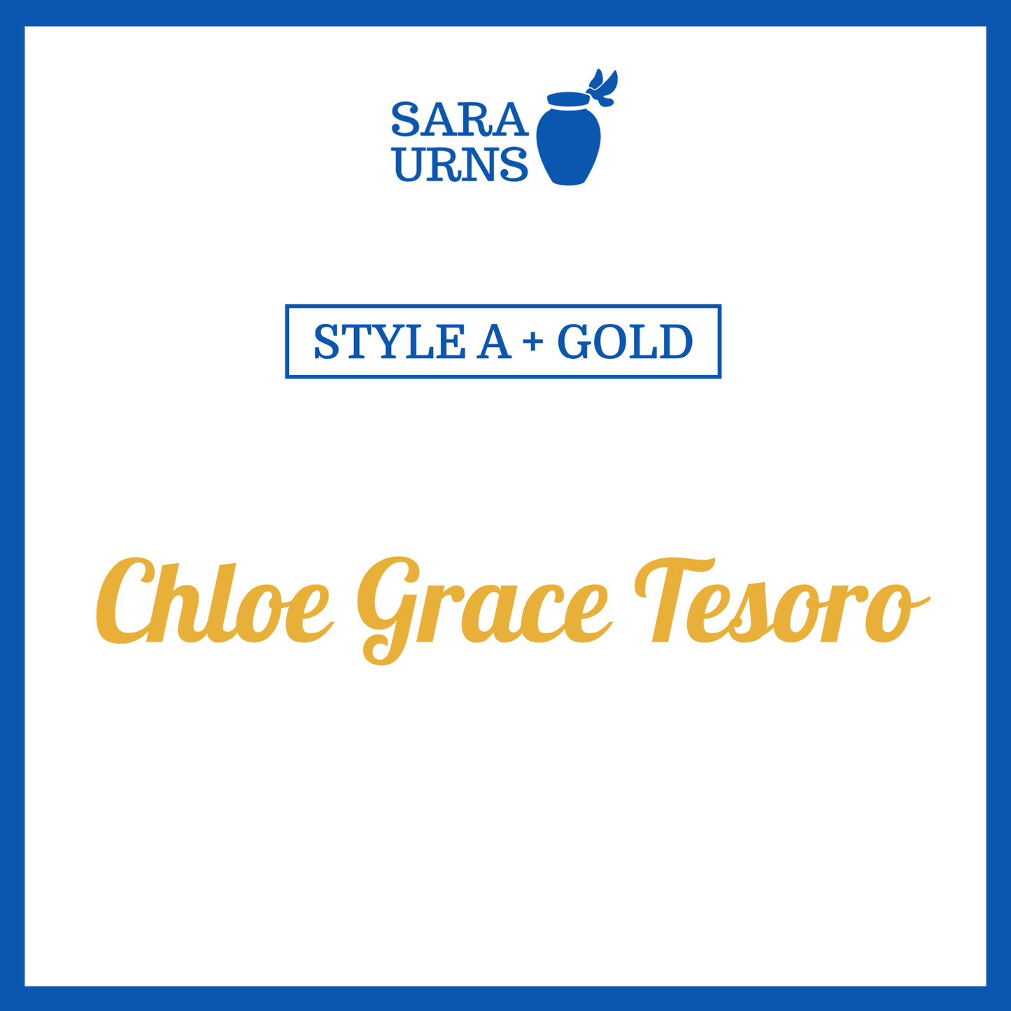 Customized Name Decal for Baby Urns