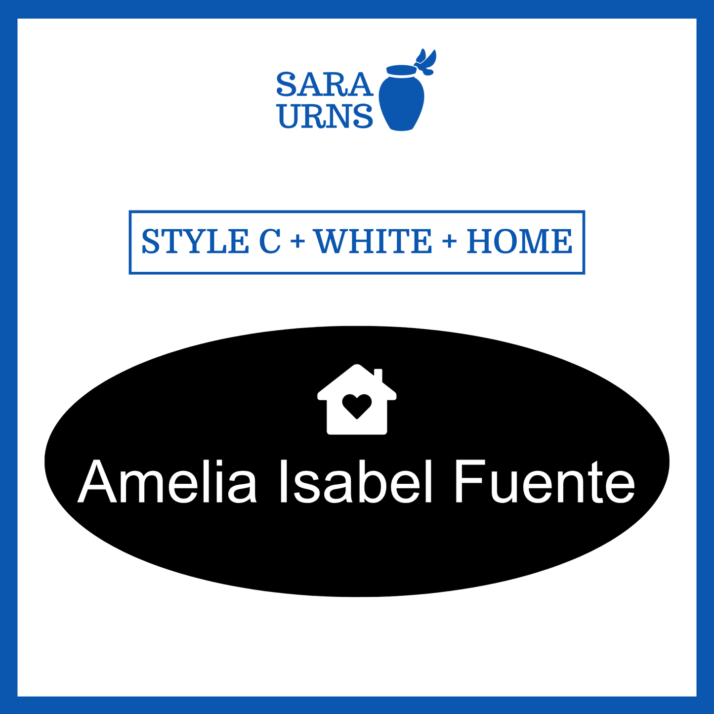 Customized Name Decal for Baby Urns