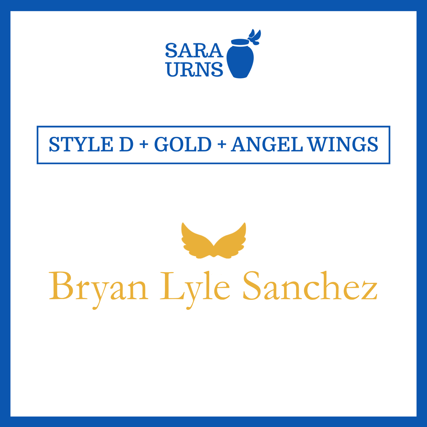 Customized Name Decal for Baby Urns