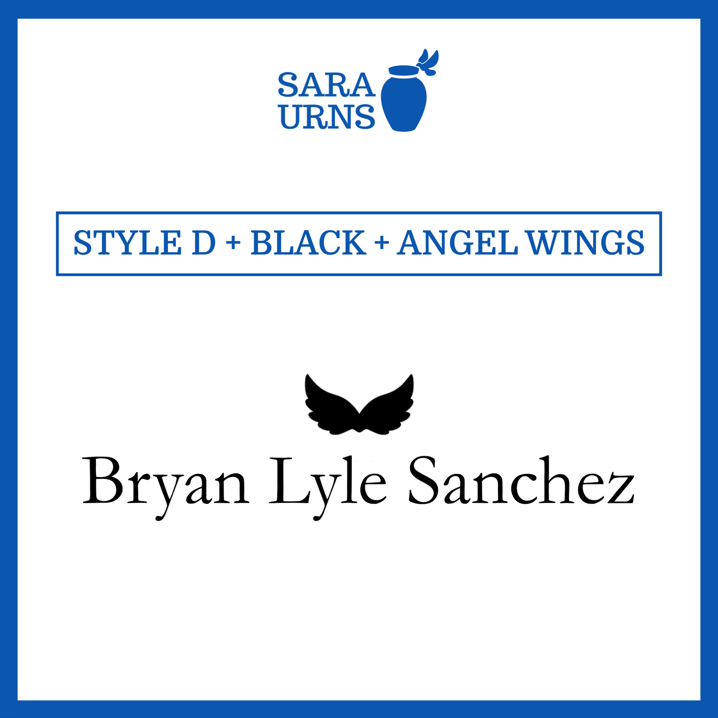 Customized Name Decal for Baby Urns