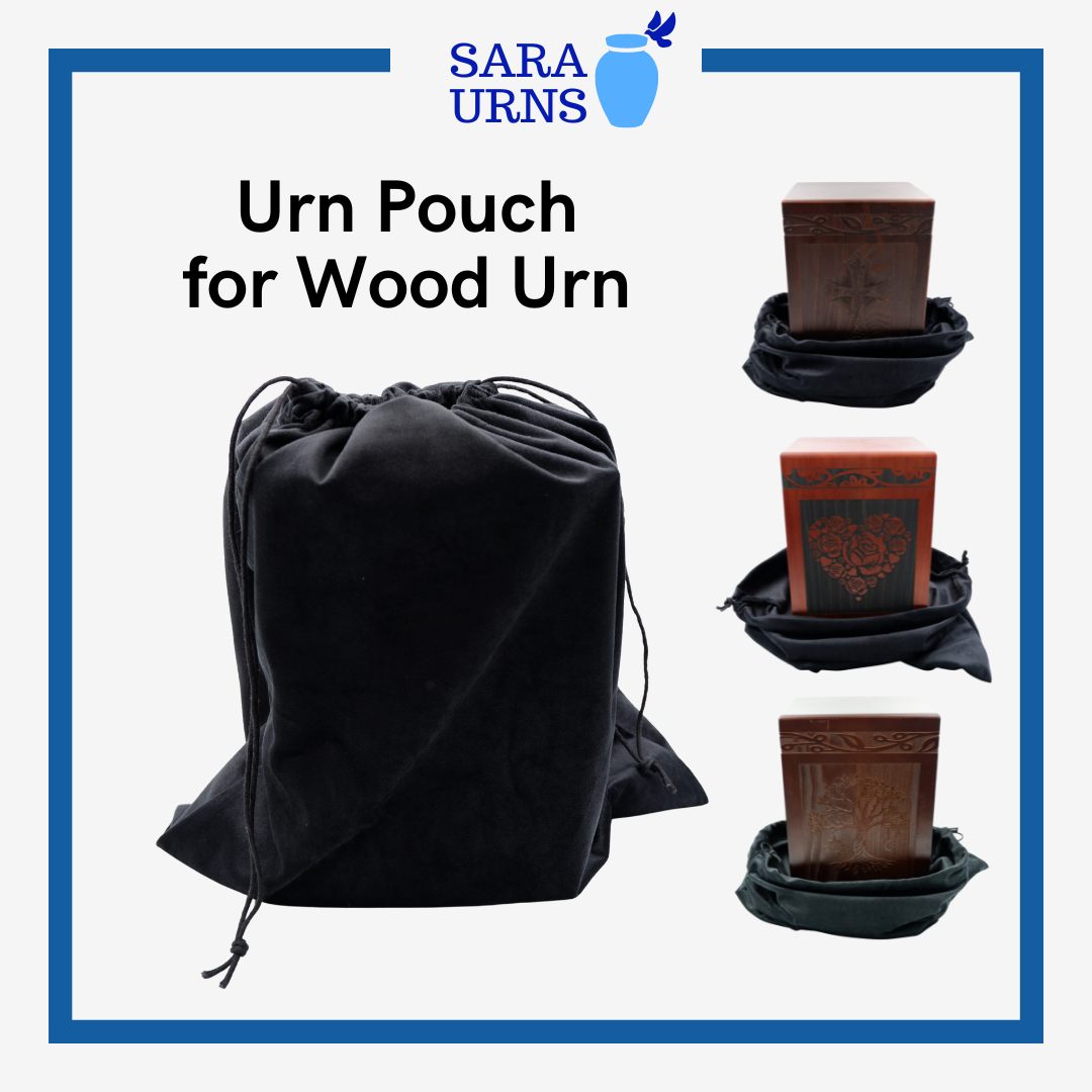 Urn Pouch for Wood Urn (Bigger Size)