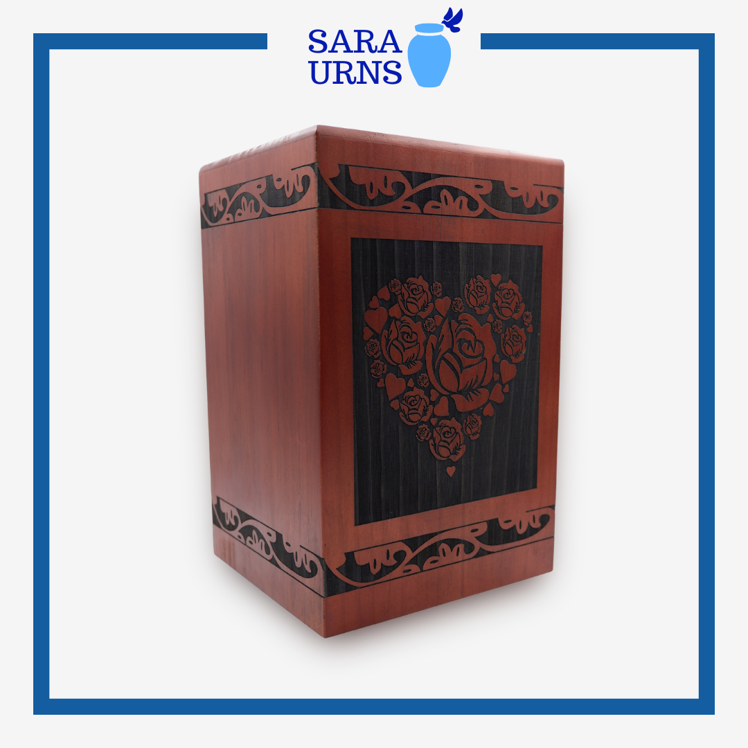 Forever Loved Wood Urn (Safe for Travel)