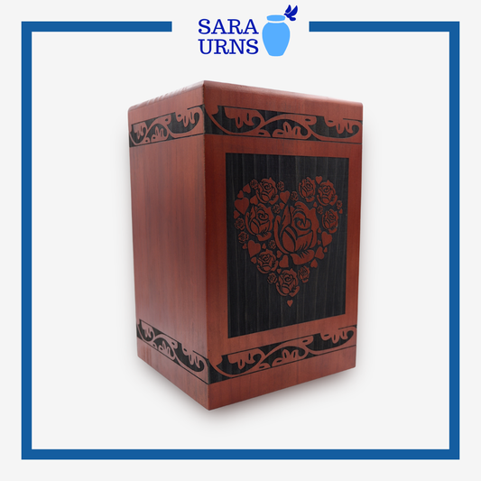 Forever Loved Wood Urn (Safe for Travel)