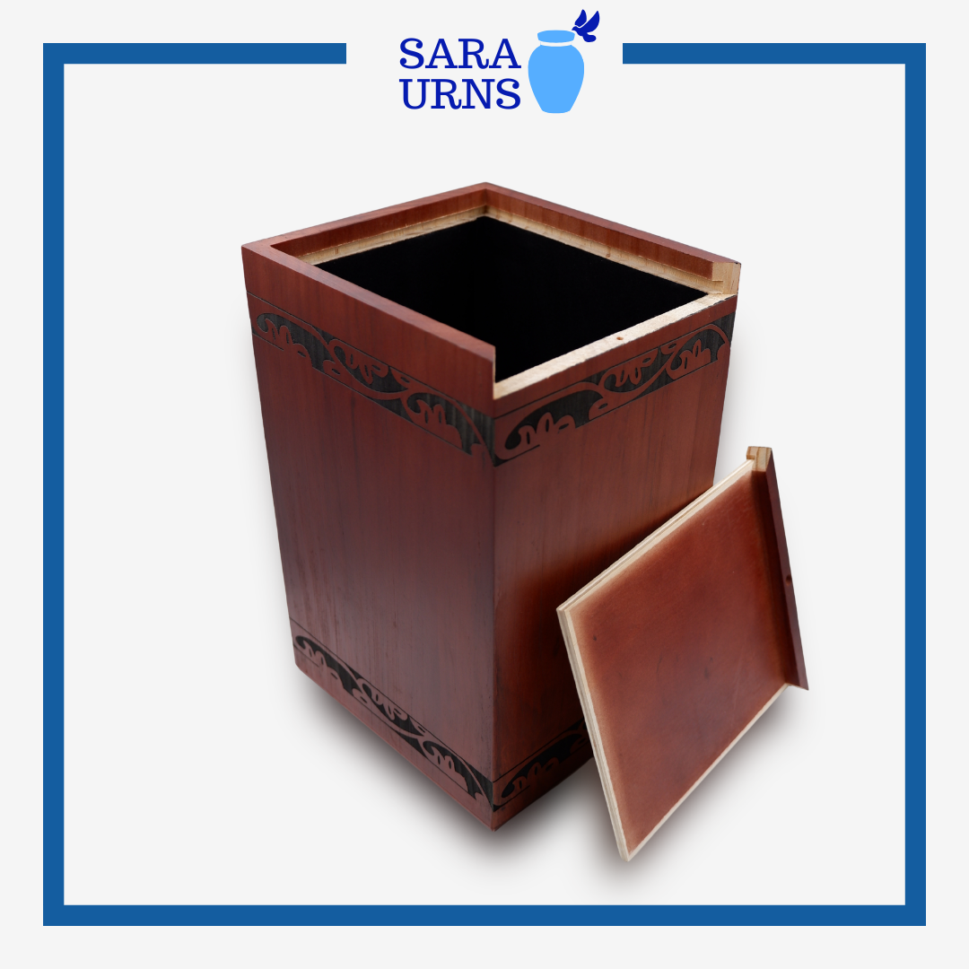 Forever Loved Wood Urn (Safe for Travel)
